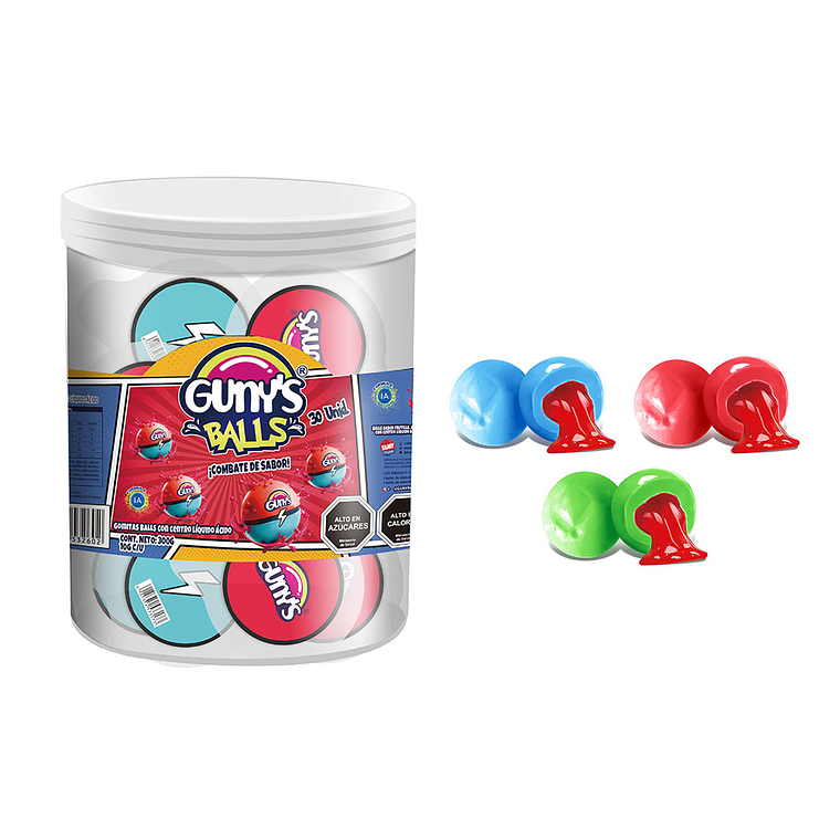 GUNYS POTE BALLS 10GRS 30 UN 1