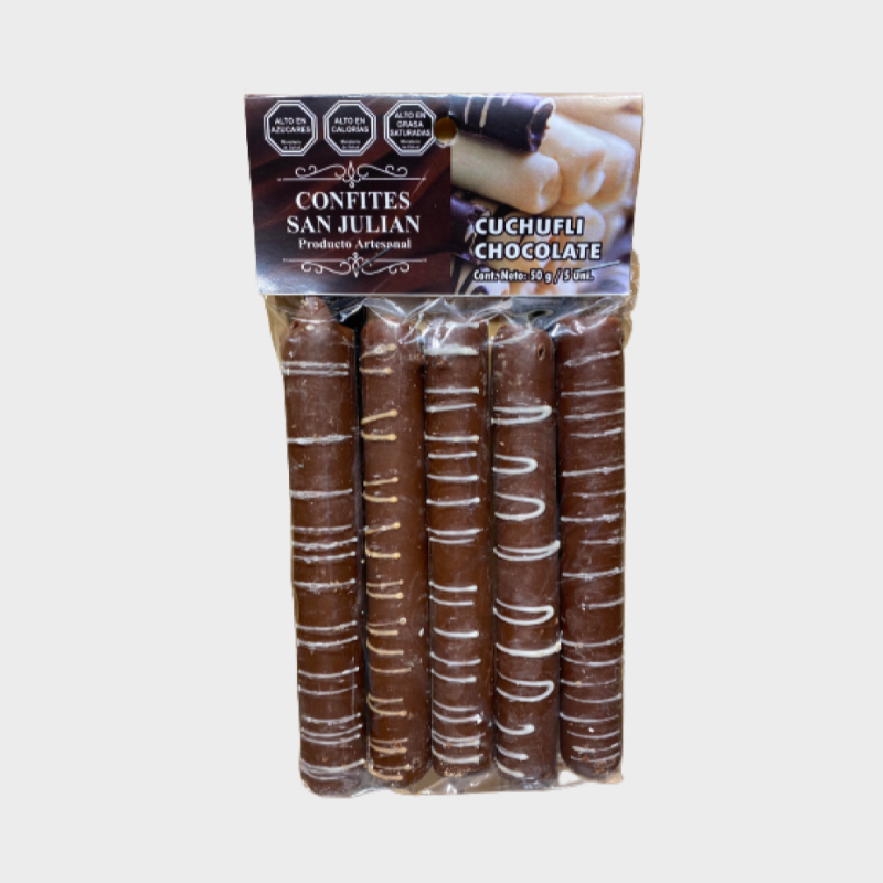 CUCHUFLI BAÑADO CHOCOLATE 5 UN 1