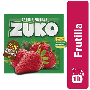 ZUKO EN POLVO FRUTILLA 10UN