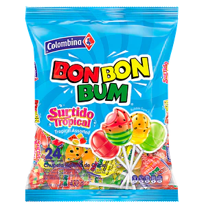 BONBONBUM SURTIDO TROPICAL 24UN