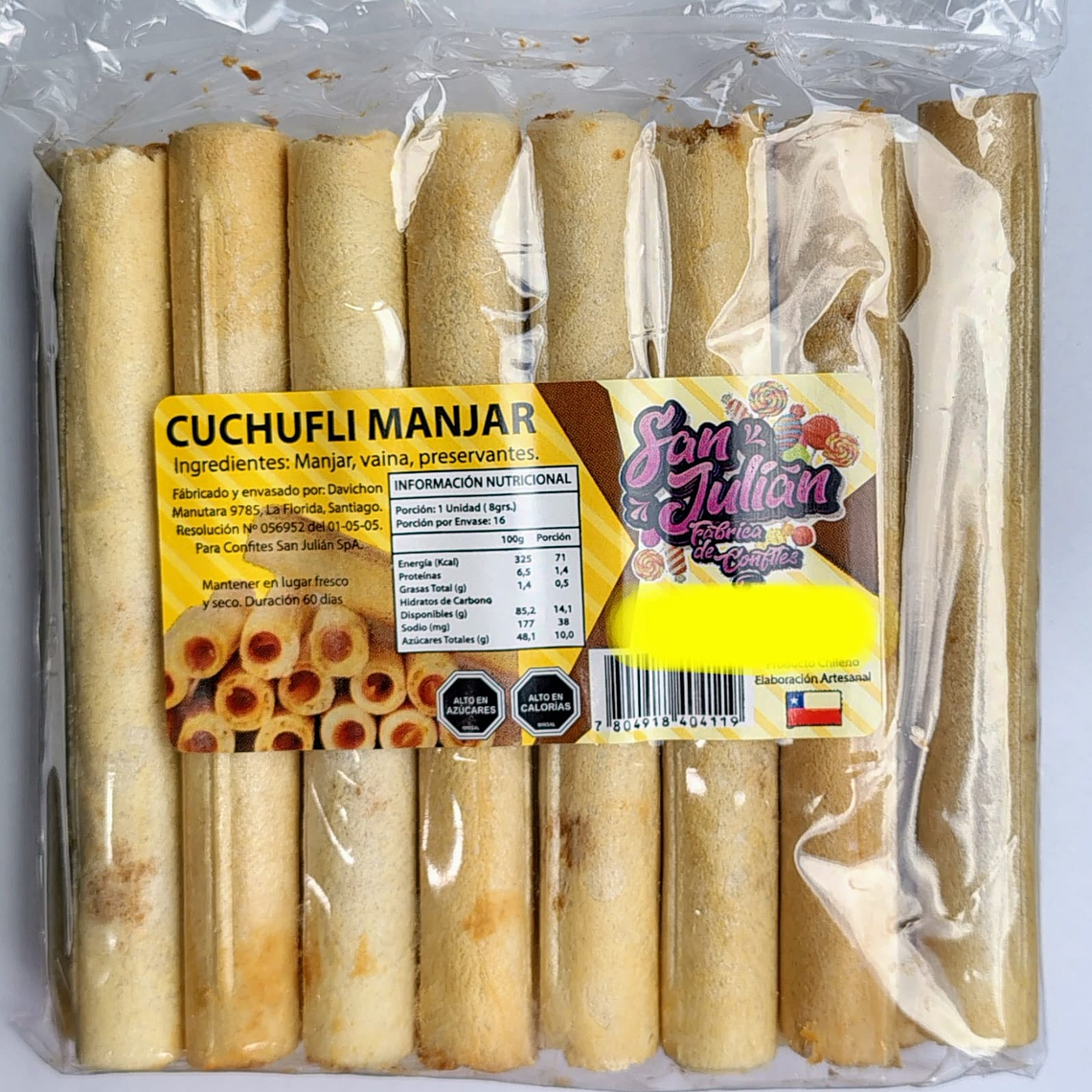 CUCHUFLI MANJAR 16 UN 1