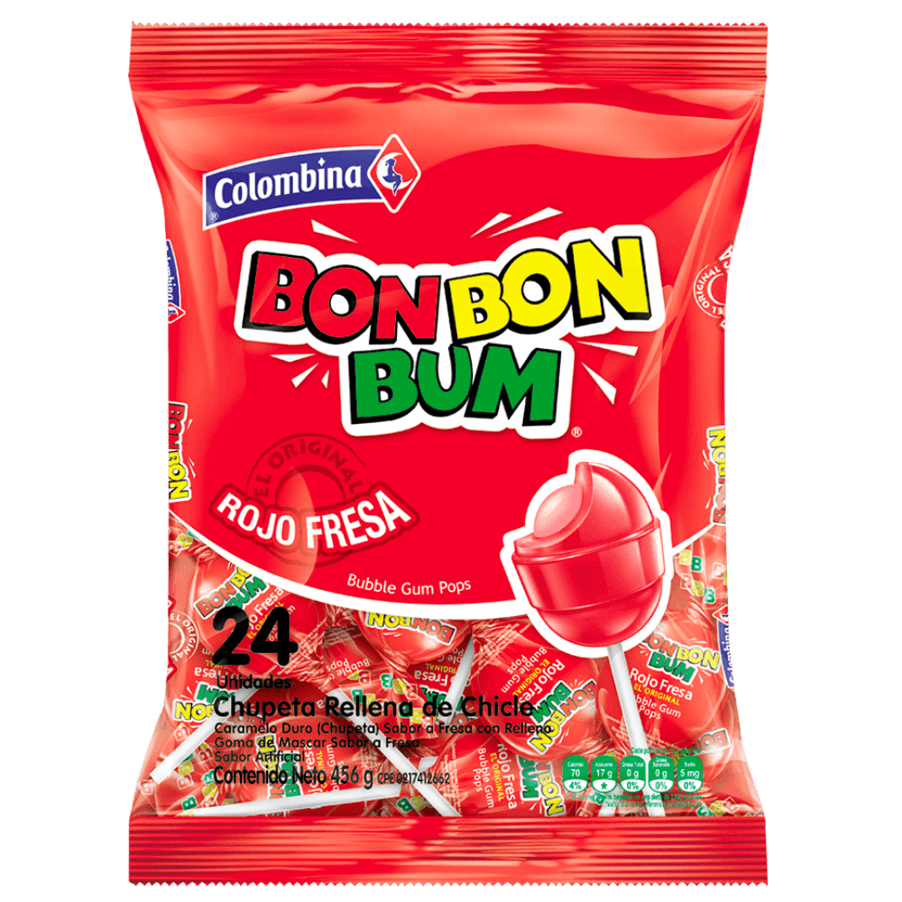 BONBONBUM FRESA 24UN 1