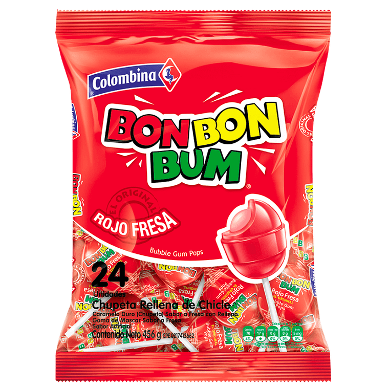 BONBONBUM FRESA 24UN 1