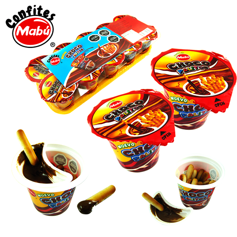 Choco Palitos 10 un 1