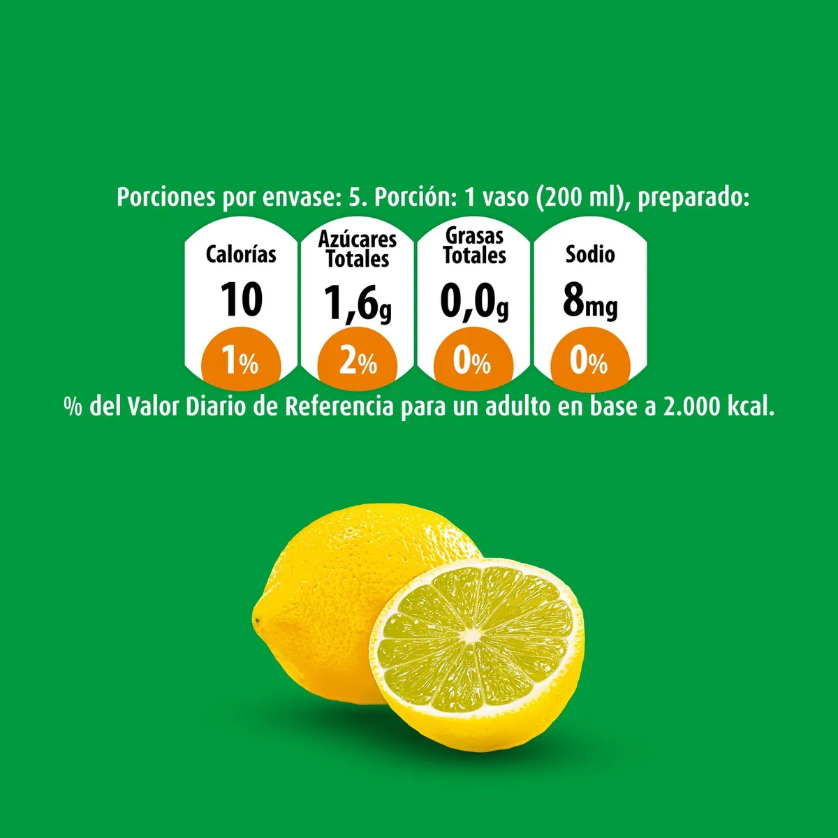 ZUKO EN POLVO LIMON DULCE 10 UN 2