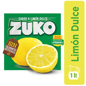 ZUKO EN POLVO LIMON DULCE 10 UN