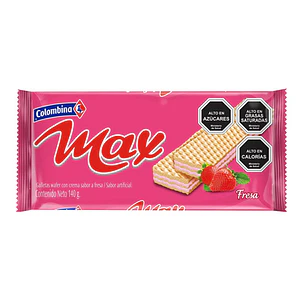 GALLETA MAX  FRUTILLA 140grs