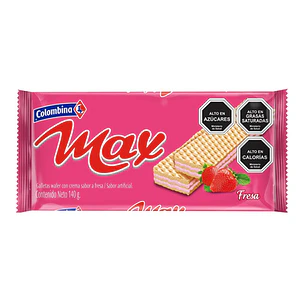 GALLETA MAX  FRUTILLA 140grs