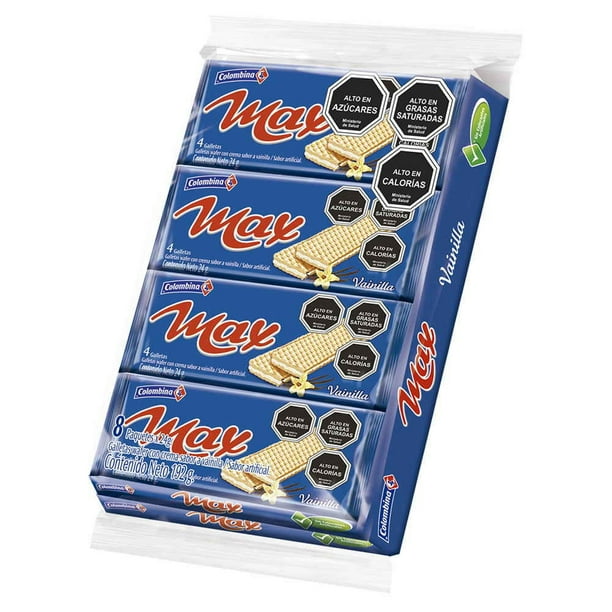 GALLETA MAX VAINILLA 8 x 24grs 1