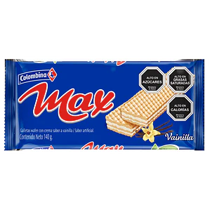 GALLETA MAX VAINILLA 140grs