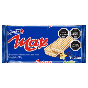 GALLETA MAX VAINILLA 140grs