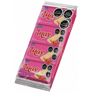 GALLETA MAX FRUTILA 8 x 24grs
