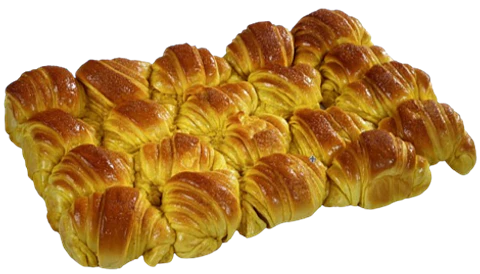 Croissant Brioche Tabuleiro Açucarado 20u