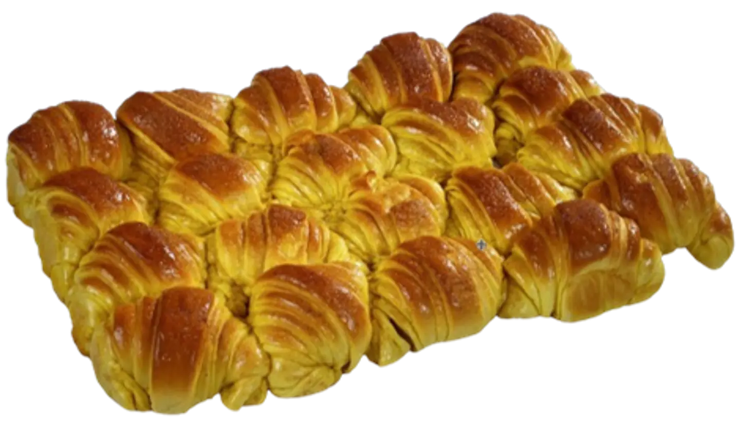 Croissant Brioche Tabuleiro Açucarado 20u 1