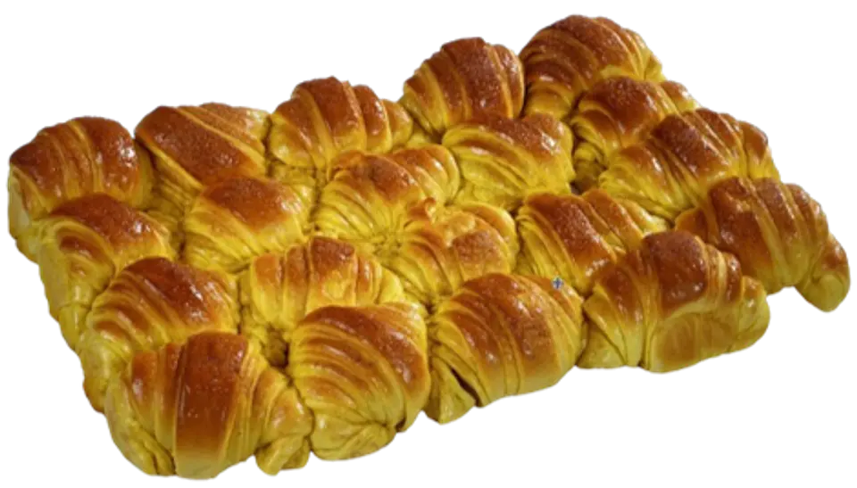 Croissant Brioche Tabuleiro Açucarado 20u 1