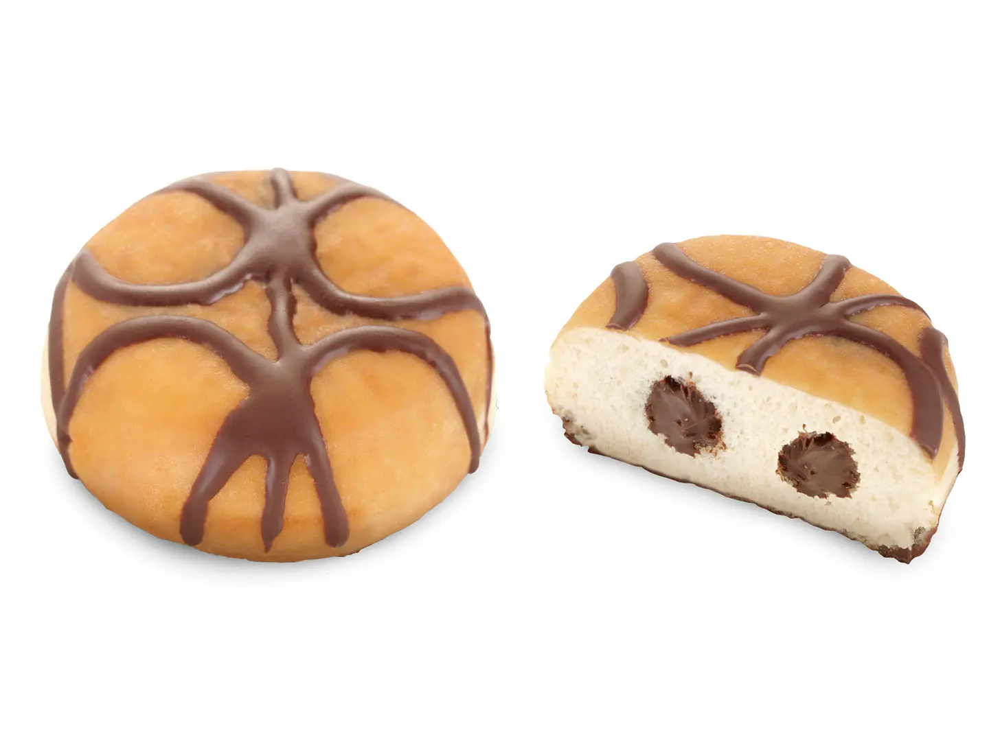 Bola de Berlim de Chocolate Decorada 1