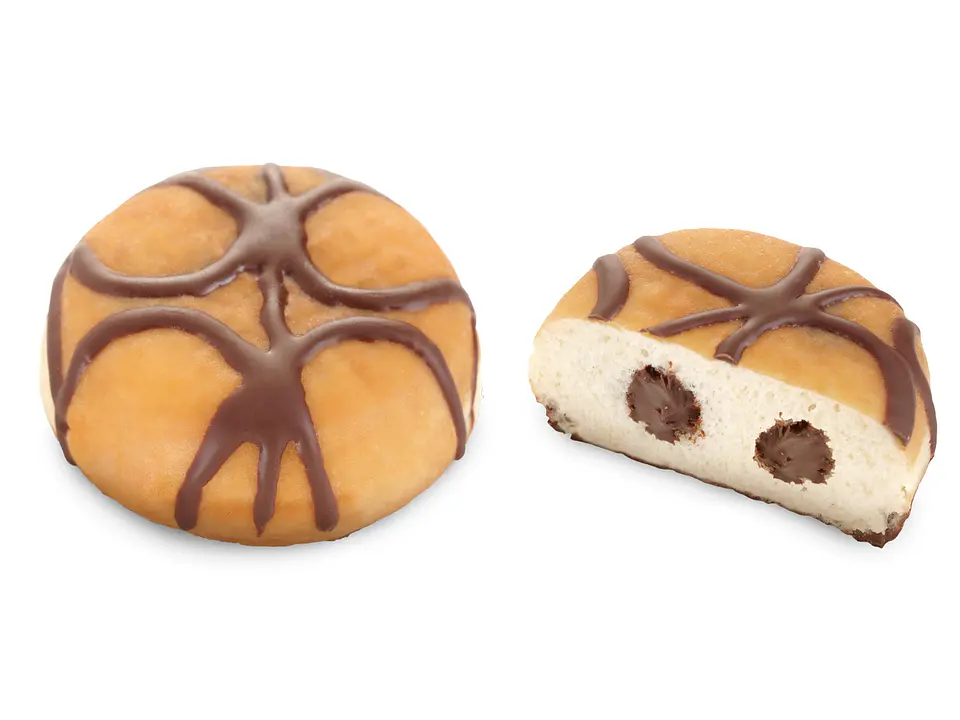 Bola de Berlim de Chocolate Decorada 1