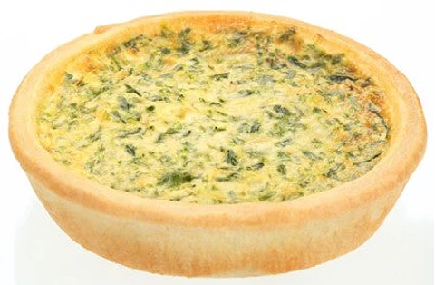 Quiche de Espinafres de Massa Quebrada