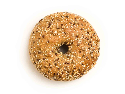Bagel Cristallino de Cereais Pré-Cortado