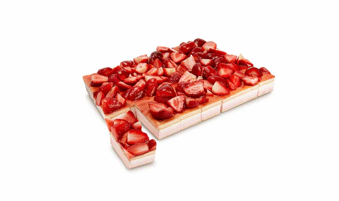 Placa Natas e Morango Pré-Cortada