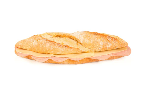 Sanduíche de Paio York e Queijo
