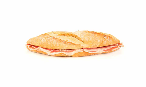Sanduíche de Presunto Serrano com Tomate