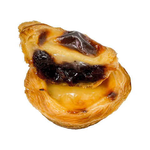 Pastel de Nata com Cereja