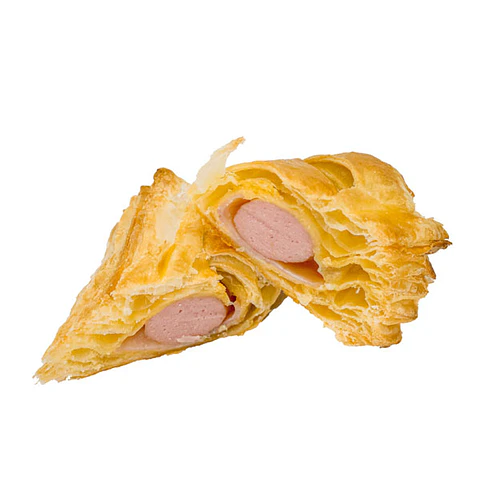 Folhado de Salsicha com Fiambre