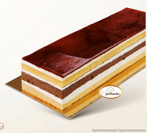 Guardanapo Chocolate com Creme Francês