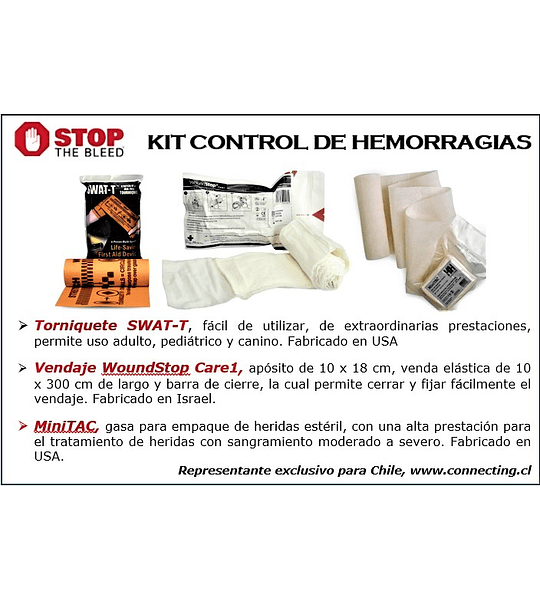 TREK-1 Kit Control Heridas Hemorragicas