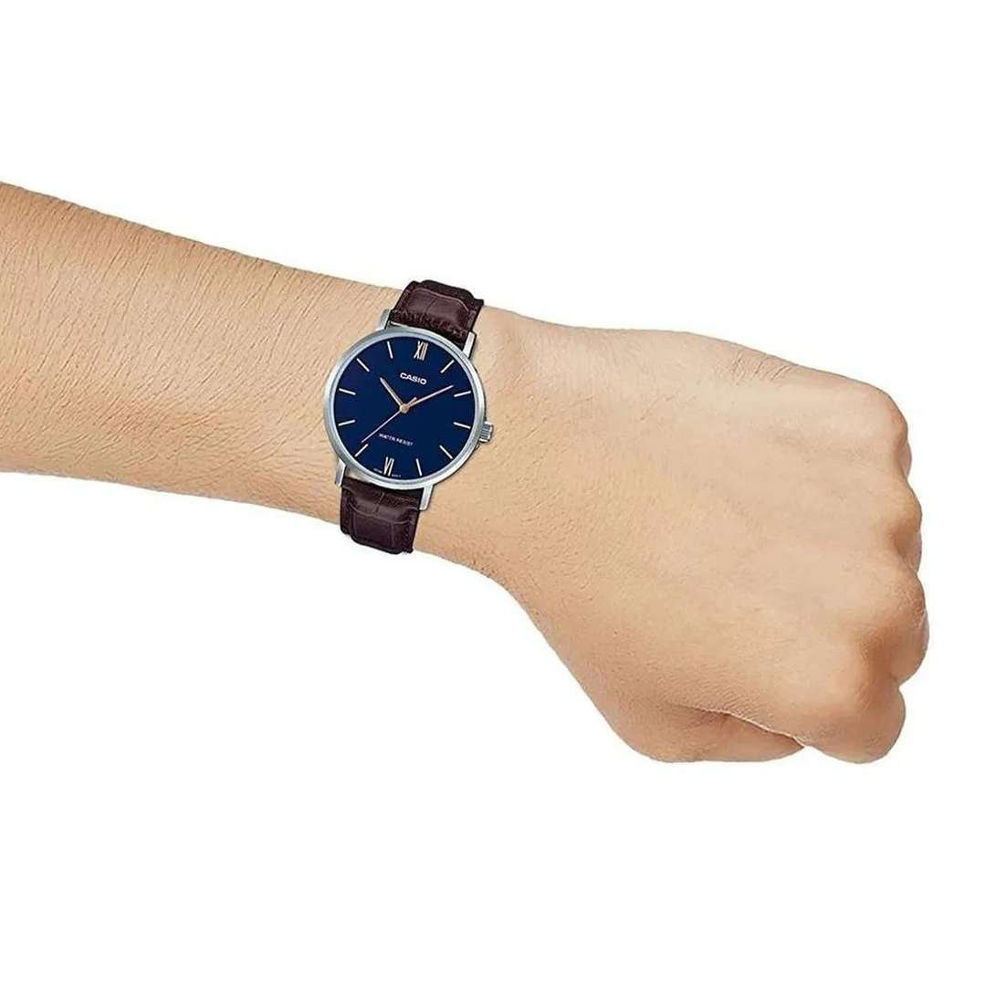 Reloj Casio hombre Modelo MTP-VT01L-2B 4