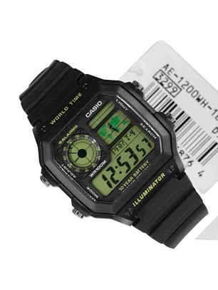 Reloj Casio vintage Modelo AE-1200WH-1BV