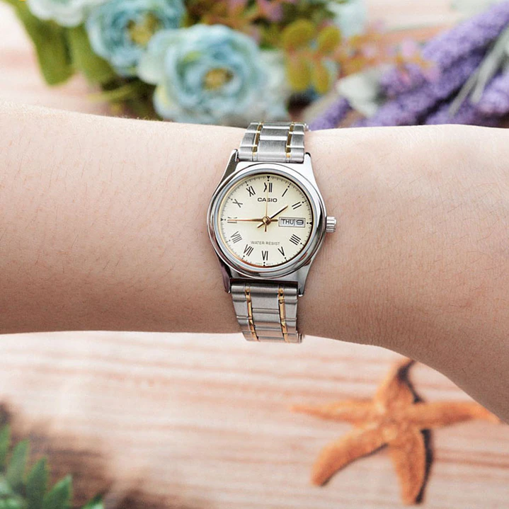 Reloj Casio mujer Modelo LTP-V006SG-9B 4