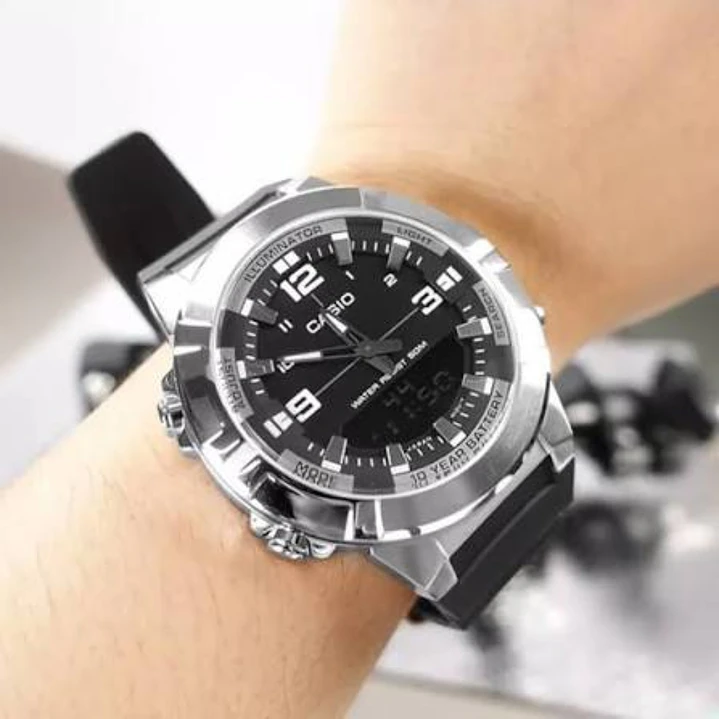 Reloj Casio hombre Modelo AMW-870-1A 4