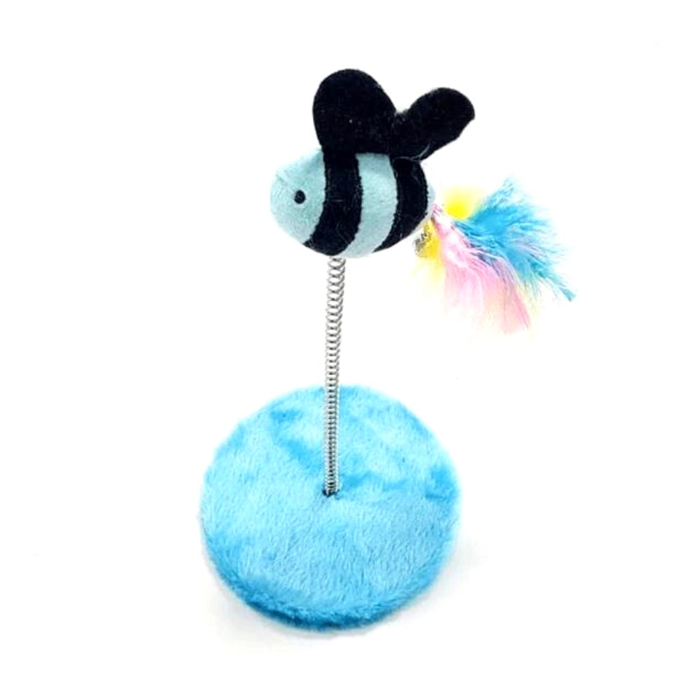JUGUETE GATO PLUMAS COLORES 20*3.5CM (M8348)