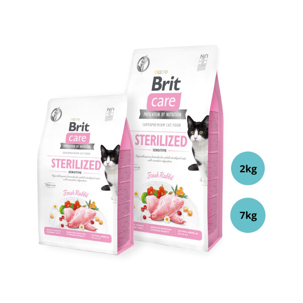 Brit Care Cat Sterilized Sensitive Fresh Rabbit 2Kg