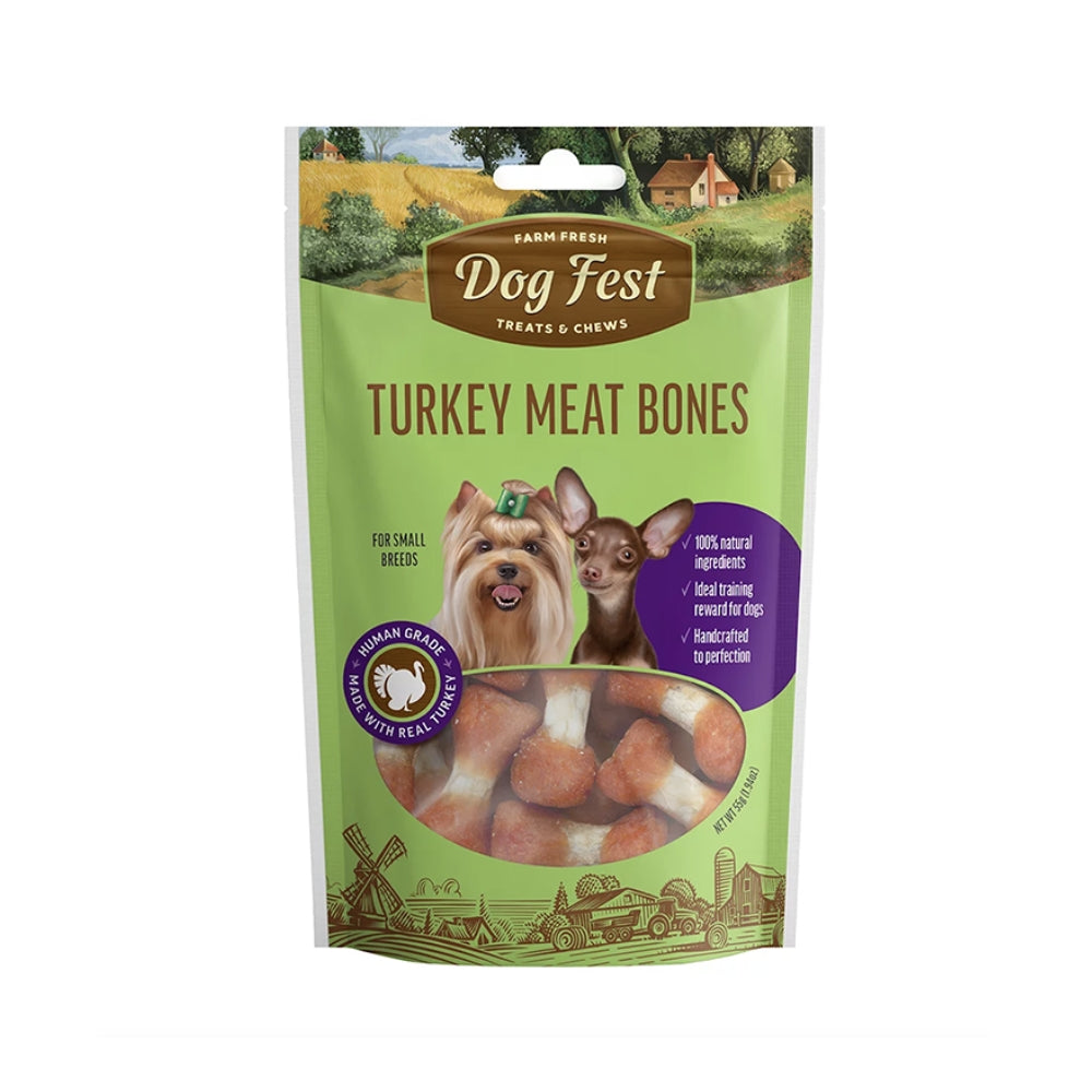 Dog Fest Huesitos con Pavo 55 gr