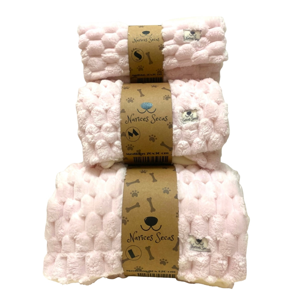 Manta Marshmallow rosa