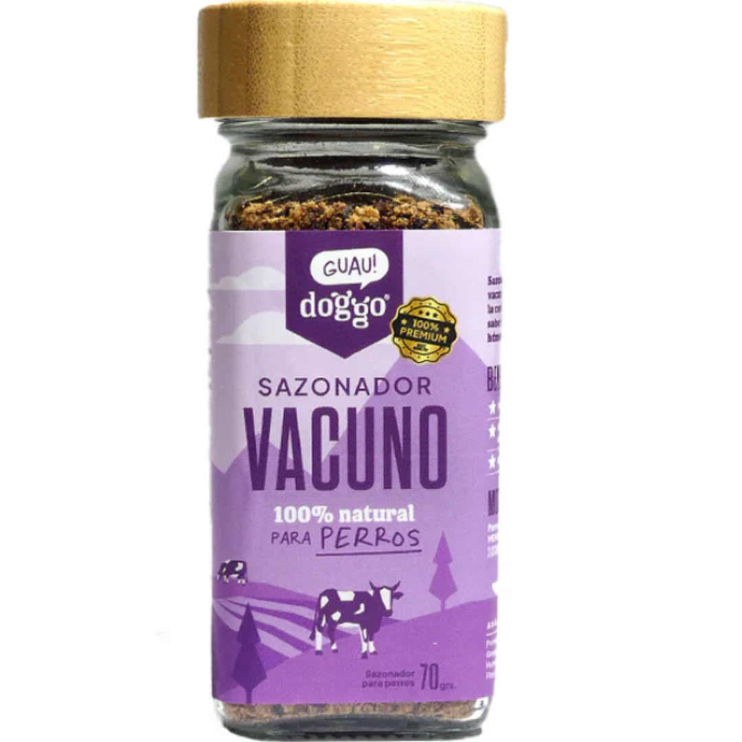 Sazonador Doggo Vacuno Perros 70g | Mejora apetito y sabor 1