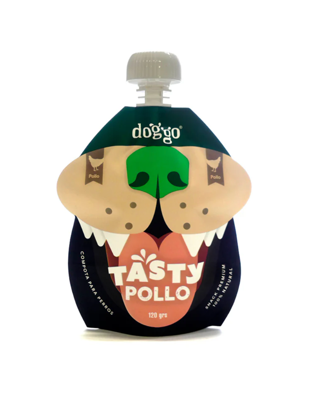 Compota Tasty Doggo Pollo 120g | Snack húmedo natural