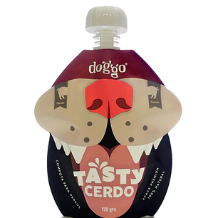 Compota Tasty Doggo Cerdo 120g | Snack húmedo natural