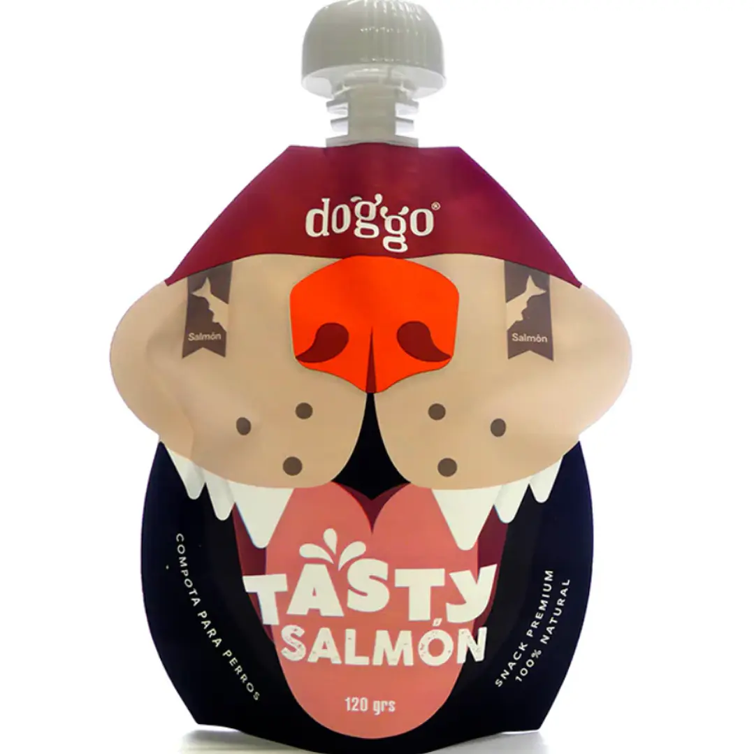 Compota Tasty Doggo Salmón 120g | Snack húmedo natural 1