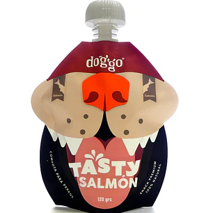 Compota Tasty Doggo Salmón 120g | Snack húmedo natural