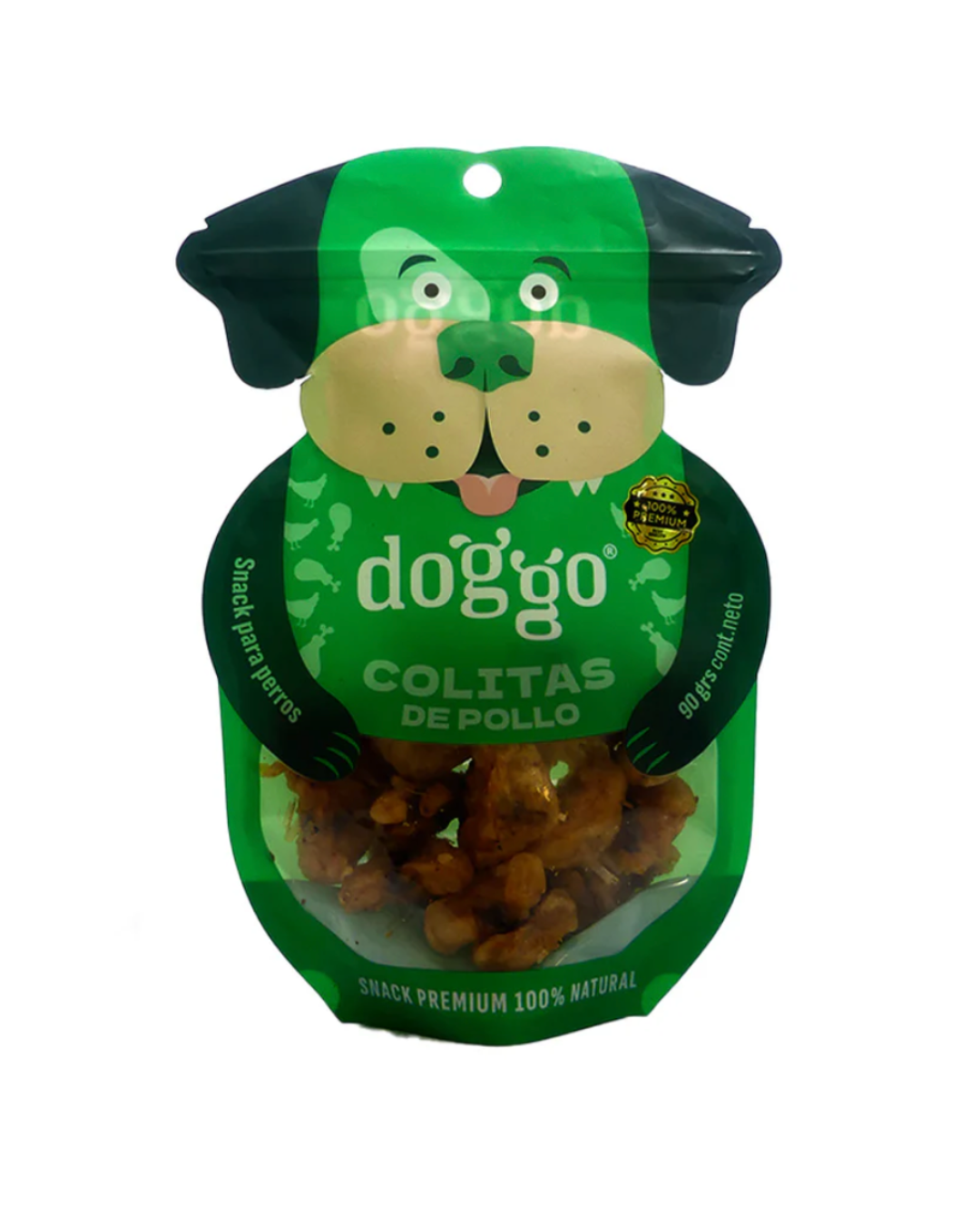 Doggo Snack Premium Colitas de Pollo 90 Grs