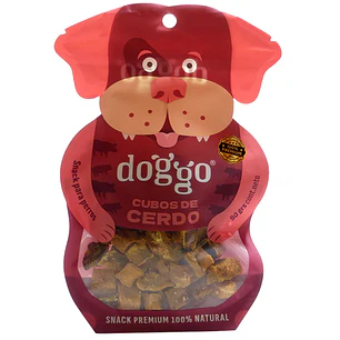 Cubos de Cerdo Doggo 90g | Snack Natural para Perros