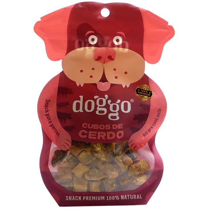 Cubos de Cerdo Doggo 90g | Snack Natural para Perros 1
