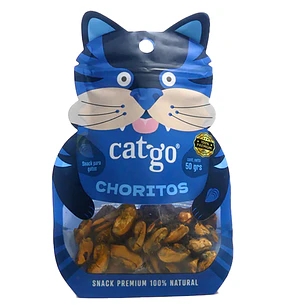 Choritos Catgo 50g | Snack Natural para Gatos