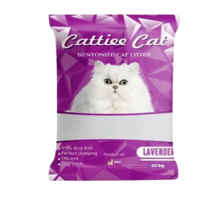 Arena Cattie Bentonita Lavanda para Gatos | 20 kilos 1