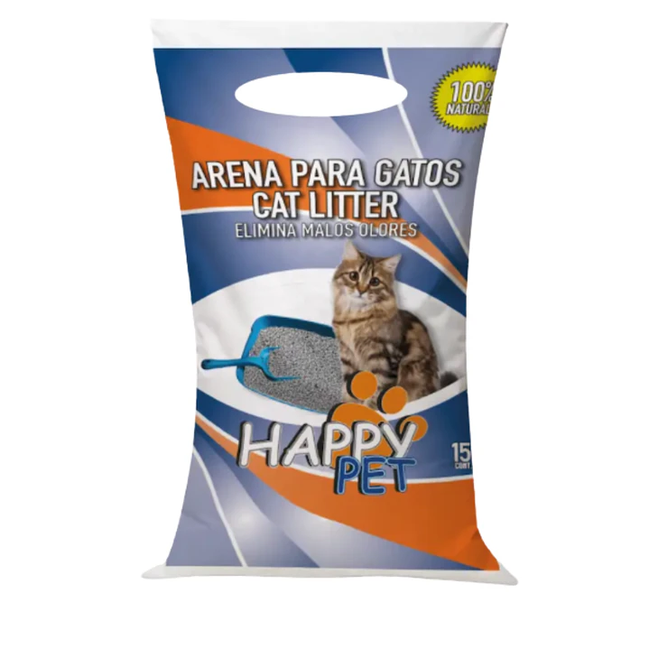 Arena Happy Pet Aglomerante 4 y 15 kg para Gatos | Consentidos Pet 1