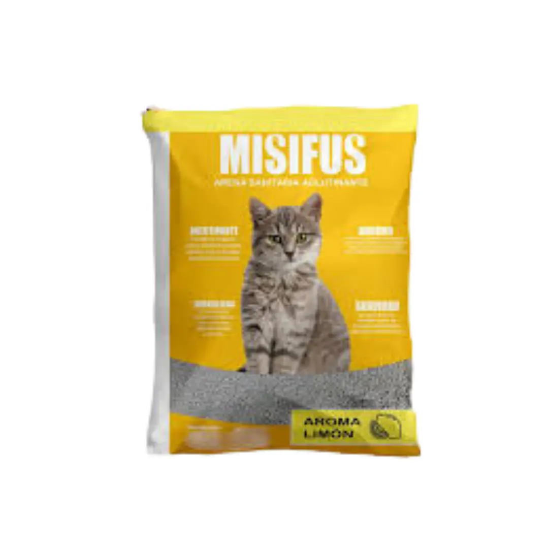 Arena Sanitaria Misifus Bentonita Aglomerante para Gatos 3